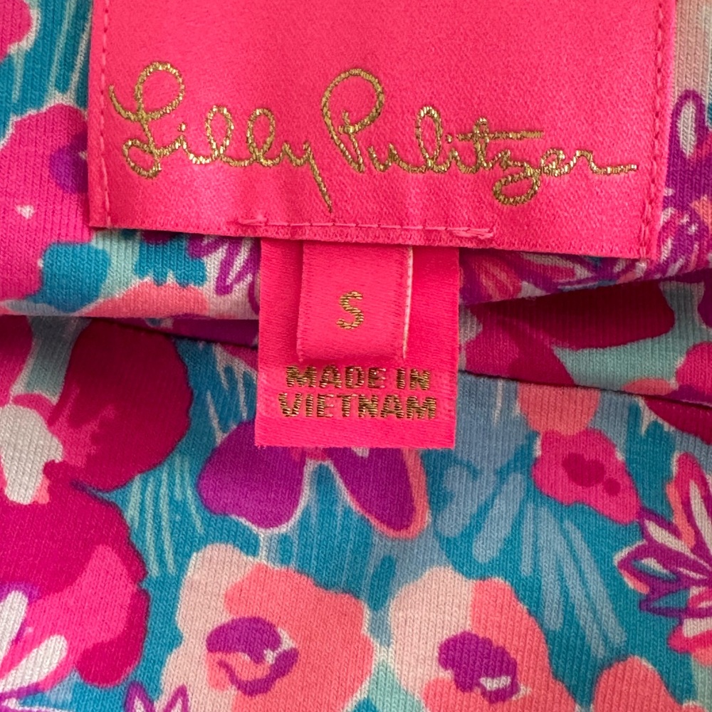 Lilly Pulitzer Faye V-Neck Ruffle Dress ‘Baby Bloomer’ Sz Ss - Picture 8 of 9